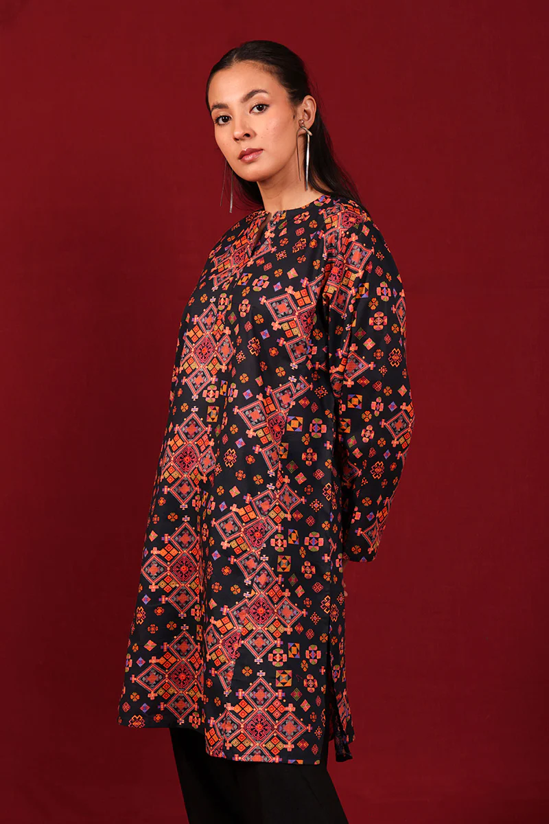 Jigsaw Printed Kurta - Image 3