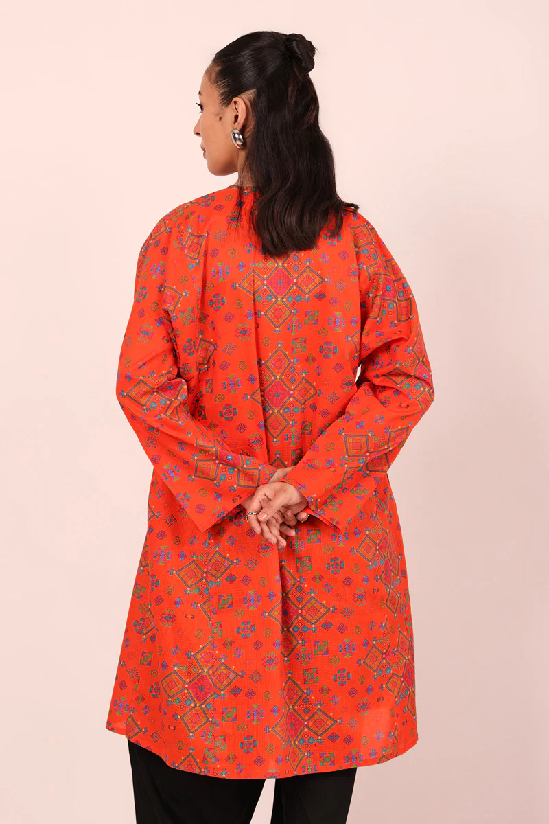 Jigsaw Printed Kurta - Image 9