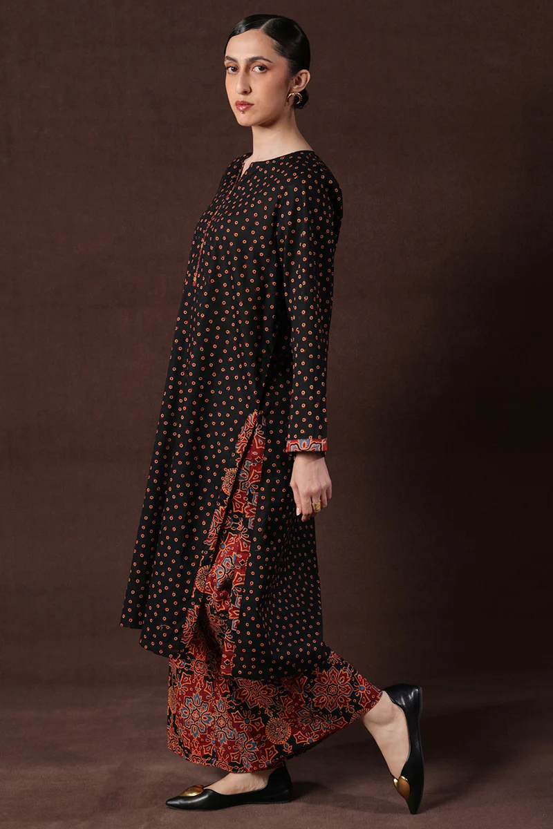 Rang-E-Ajrak Khas Duo-Set - Image 7
