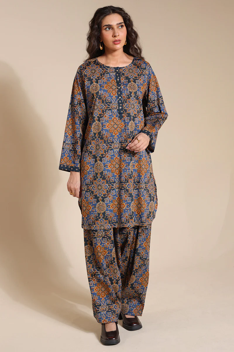 Rang-E-Ajrak Zeb Duo-Set - Image 12