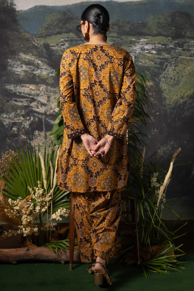 Rang-E-Ajrak Zeb Duo-Set - Image 5