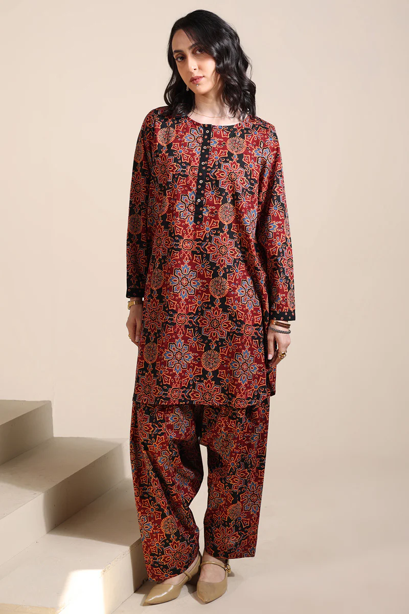 Rang-E-Ajrak Zeb Duo-Set - Image 7