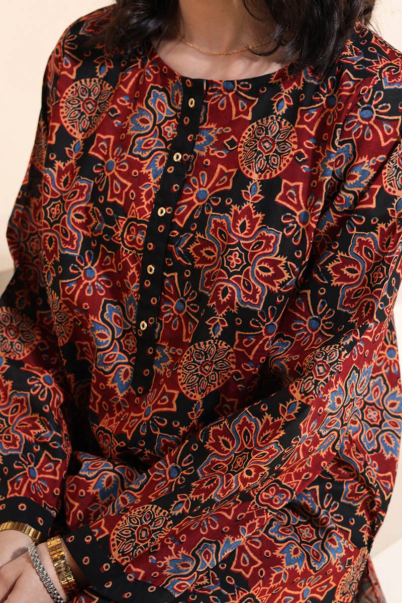 Rang-E-Ajrak Zeb Duo-Set - Image 8