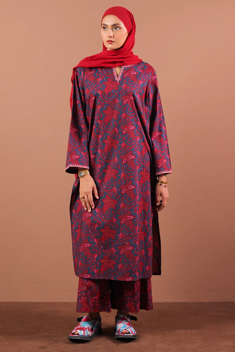 Embroidered Paisley Pop Echo Set - Image 7