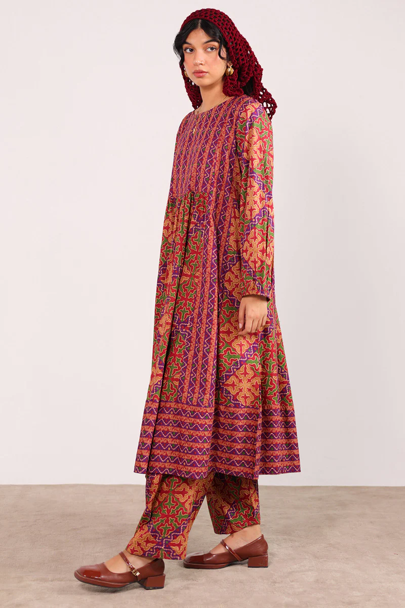 Shyrdak Printed Cascade Duo-Set - Image 11