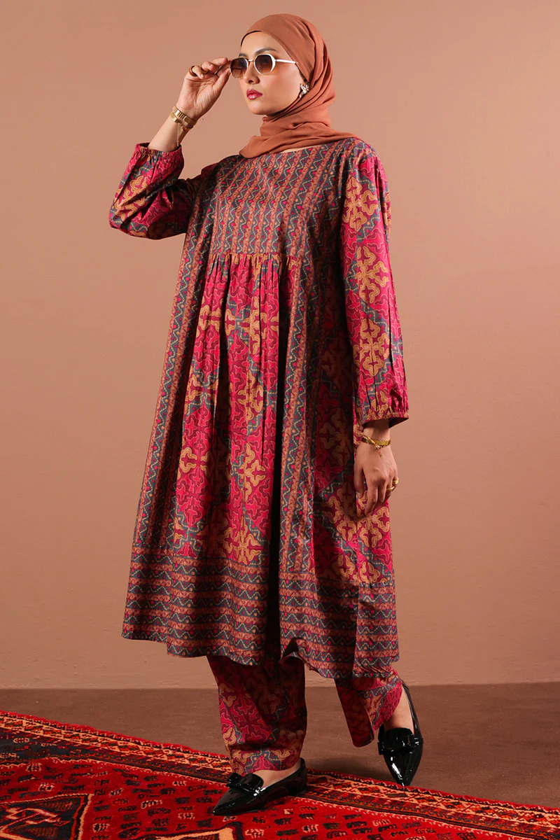 Shyrdak Printed Cascade Duo-Set - Image 6