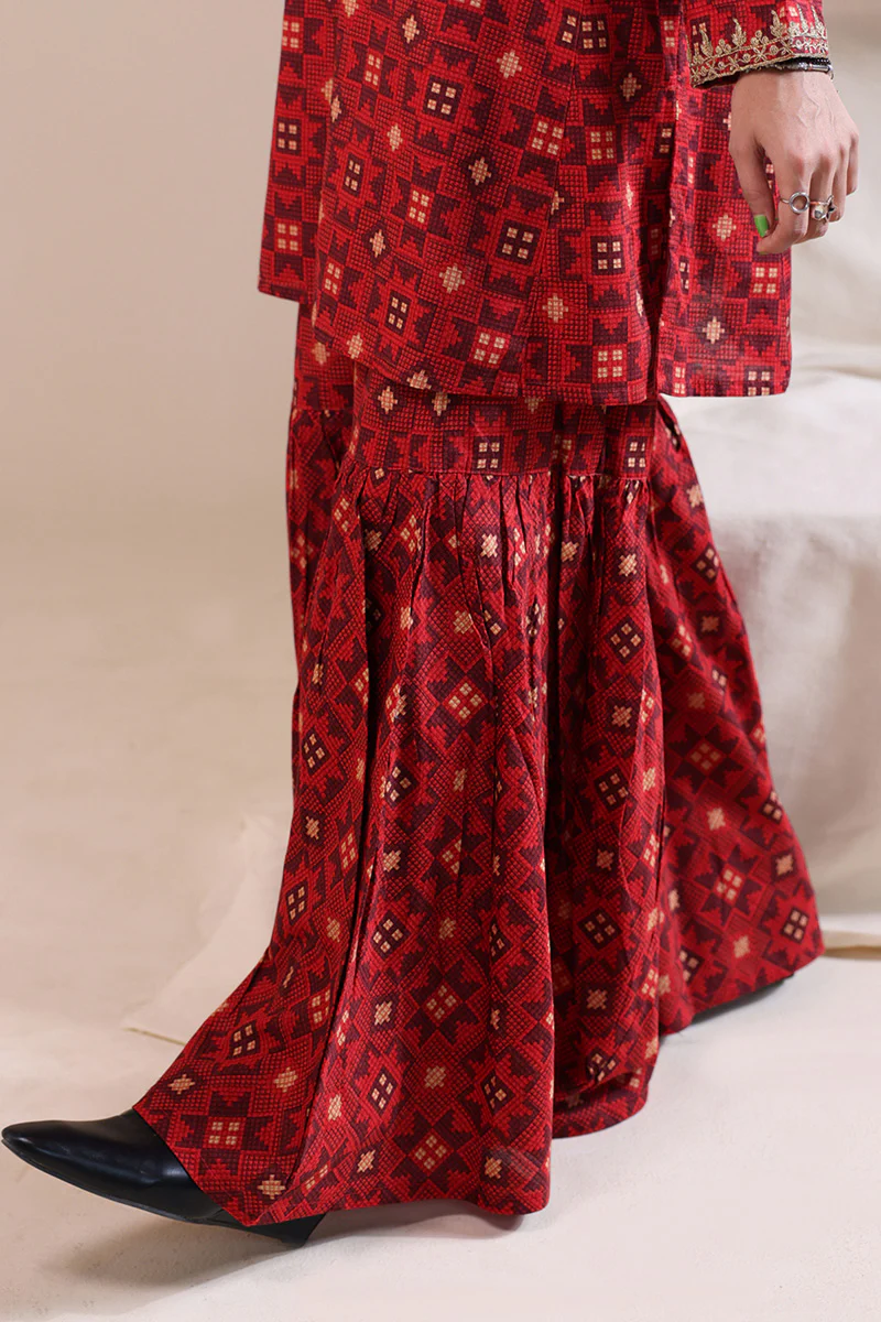 Woven Stories Gharara Set - Image 3