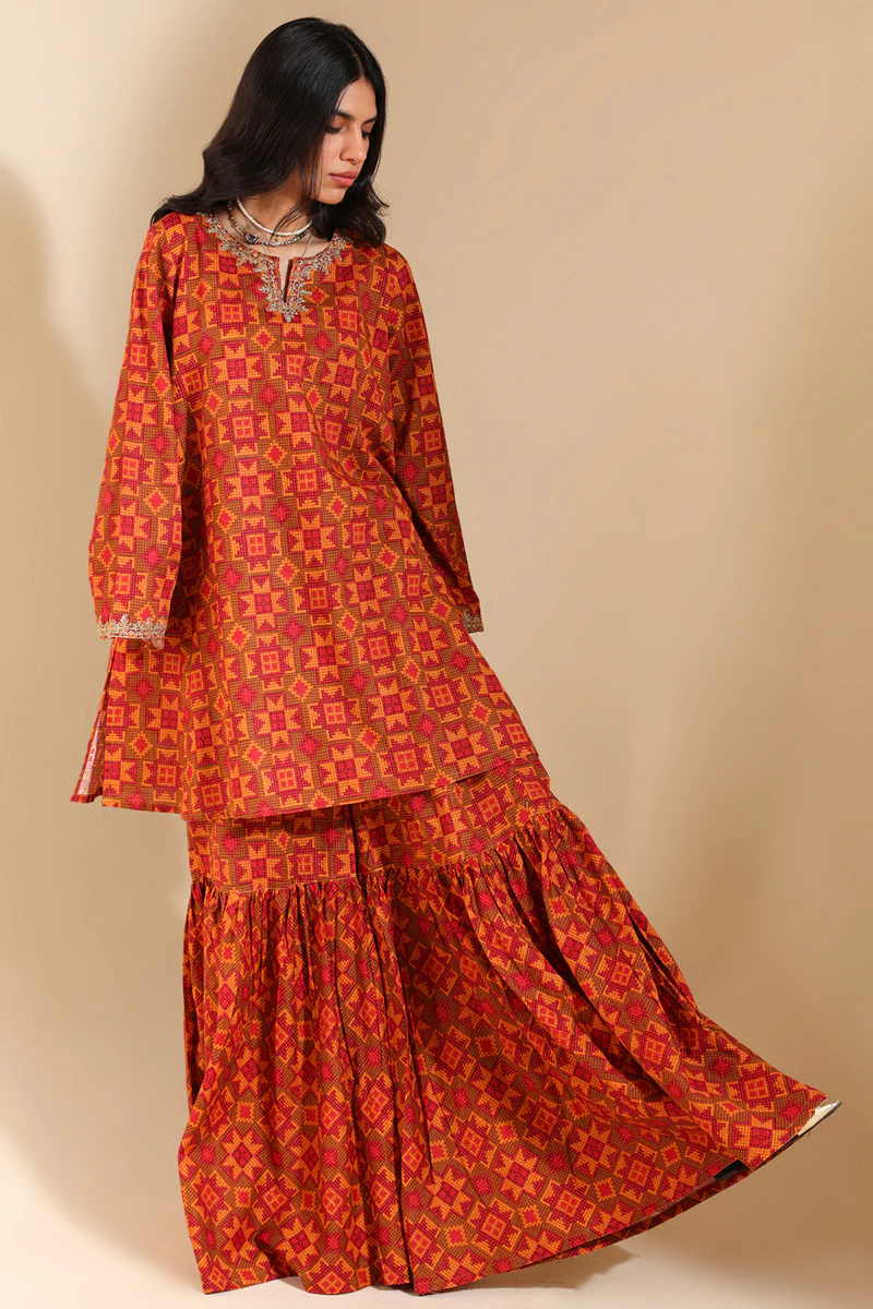 Woven Stories Gharara Set - Image 6