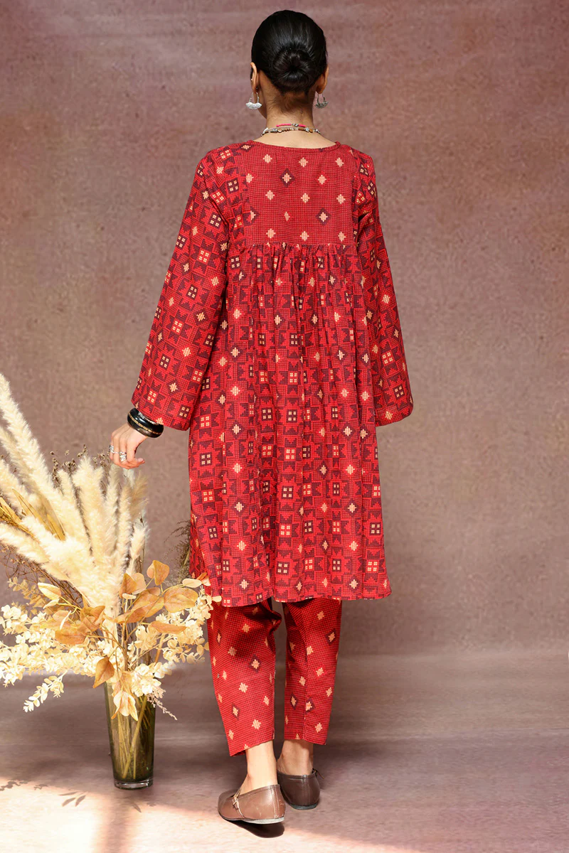 Woven Stories Flared Set - Image 4