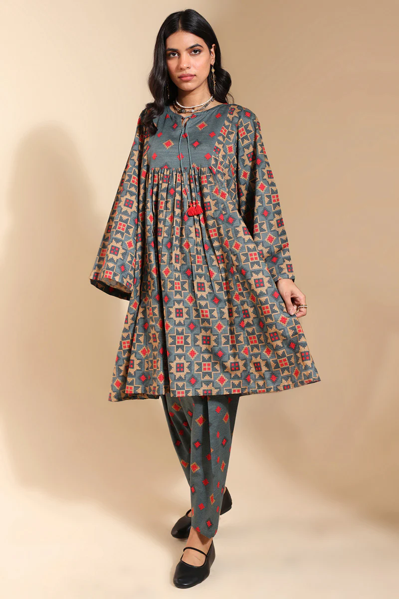 Woven Stories Flared Set - Image 8