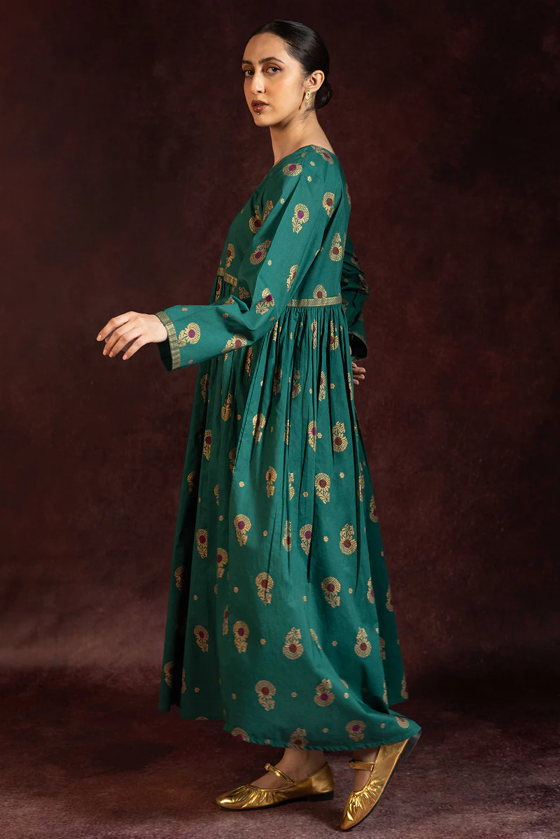 Zari Whisper Flared Dress - Image 12