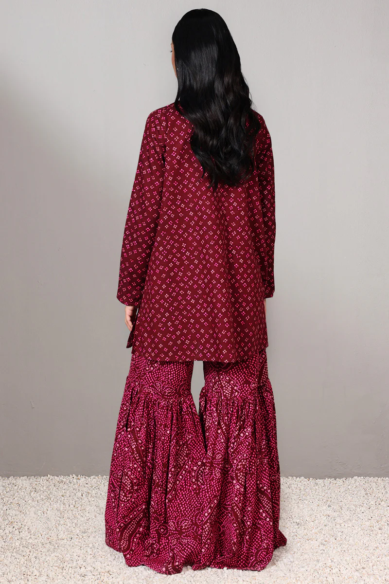 Bandhani Affair Gharara Set - Image 14