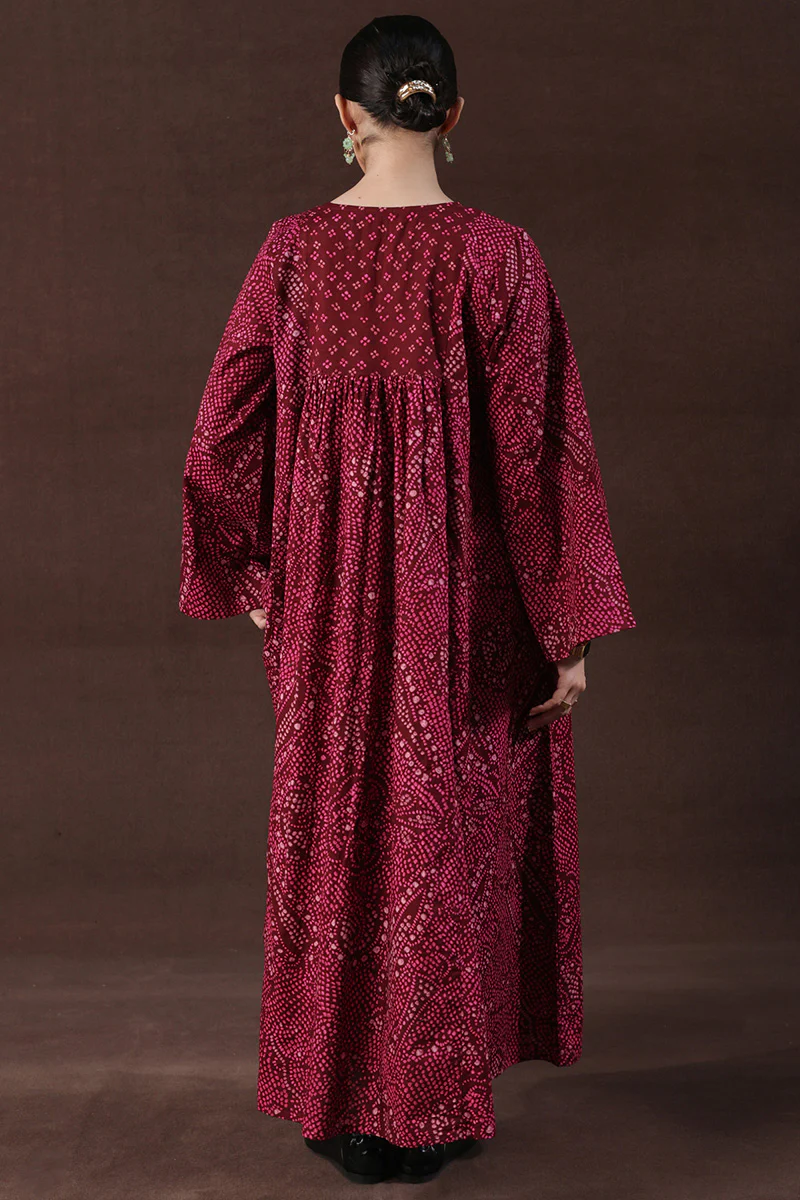Bandhani Affair Blush Dress - Image 15