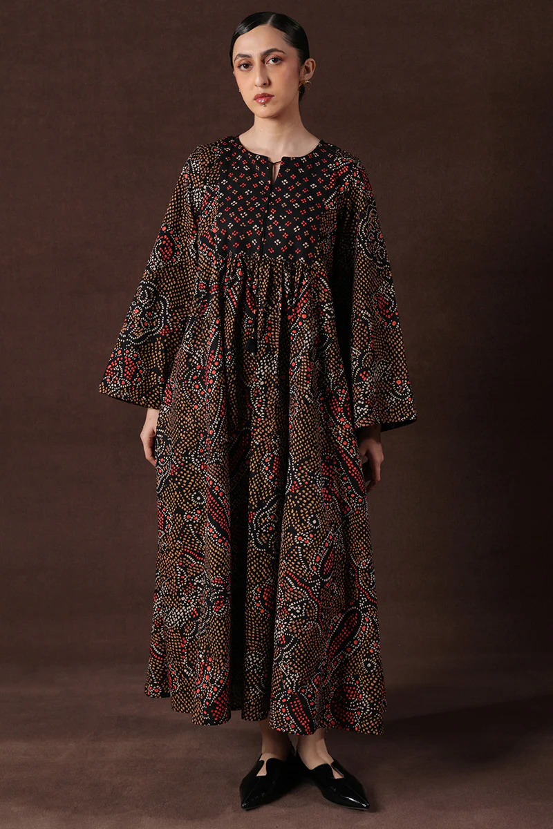 Bandhani Affair Blush Dress - Image 2
