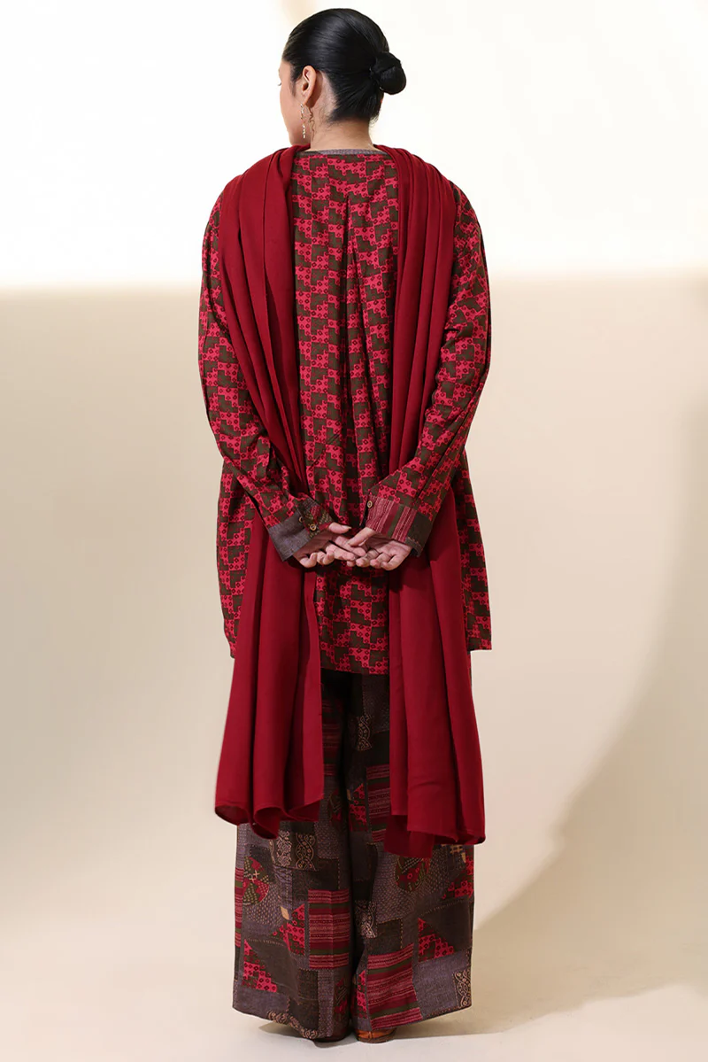 Printed Kantha Co-Ord Set - Image 10