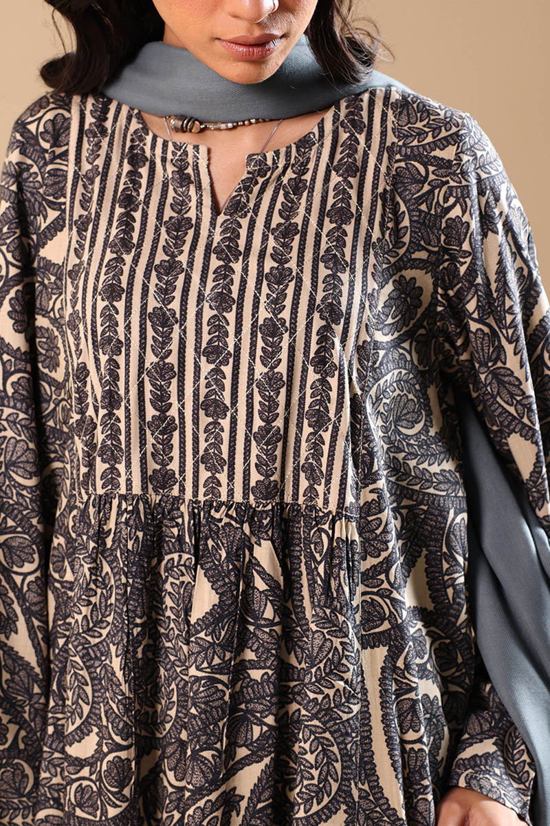 Aari Paisley Flared Dress - Image 8