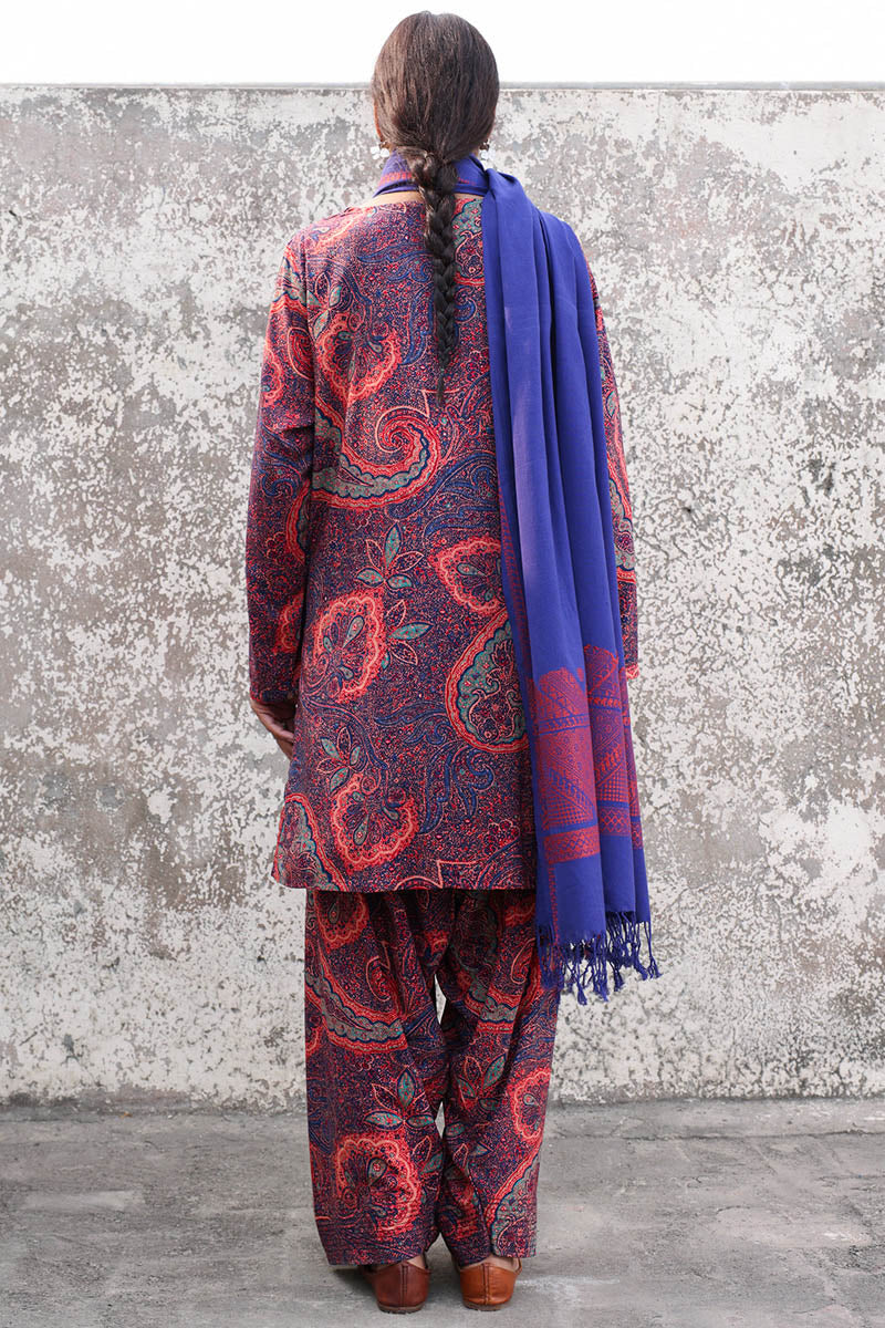 Jacquard Paisley Farshi Set - Image 6