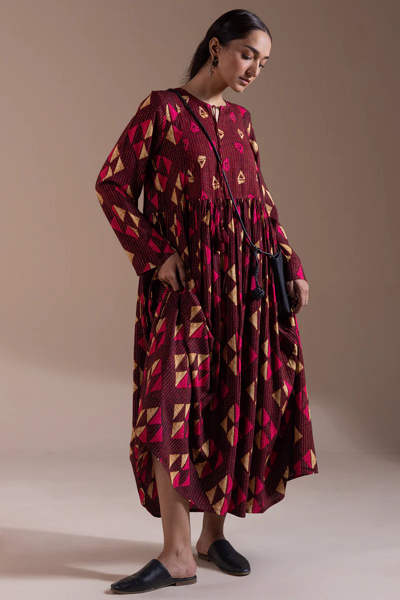 Kantha Tukri Dress - Image 10