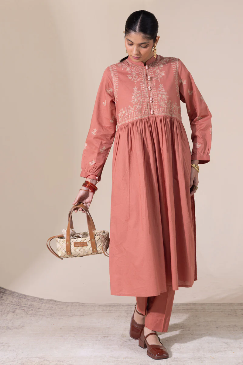 Embroidered Flared Timeless Set - Image 5