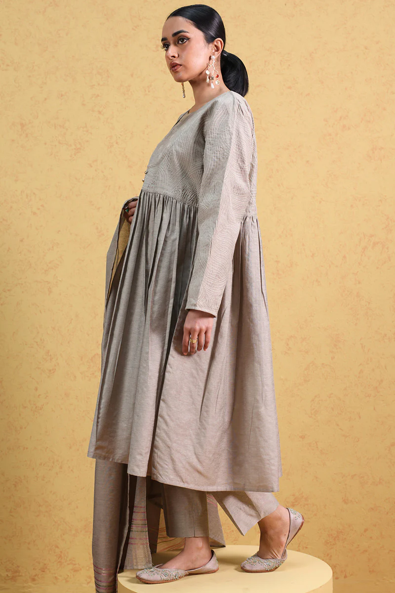 Weave Story Anarkali 3-Piece Set - Image 2