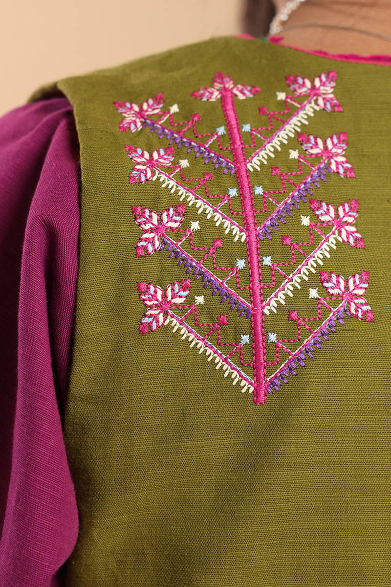 Embroidered Damask Koti - Image 9