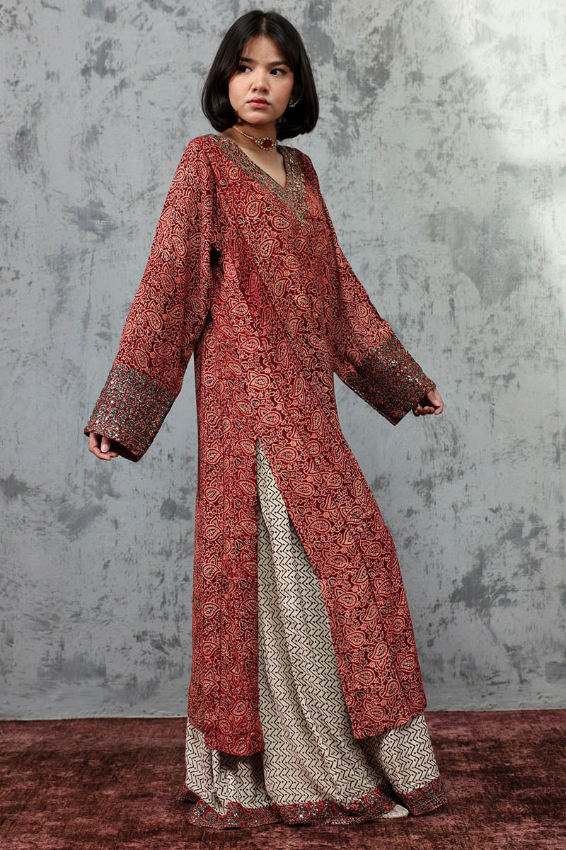 Ajrak Kahani Embroidered Set - Image 6