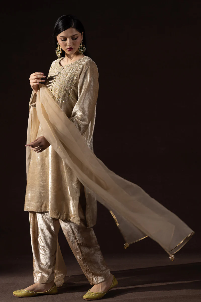 Resham-e-Khaas Velvet 3-Piece Set - Image 10