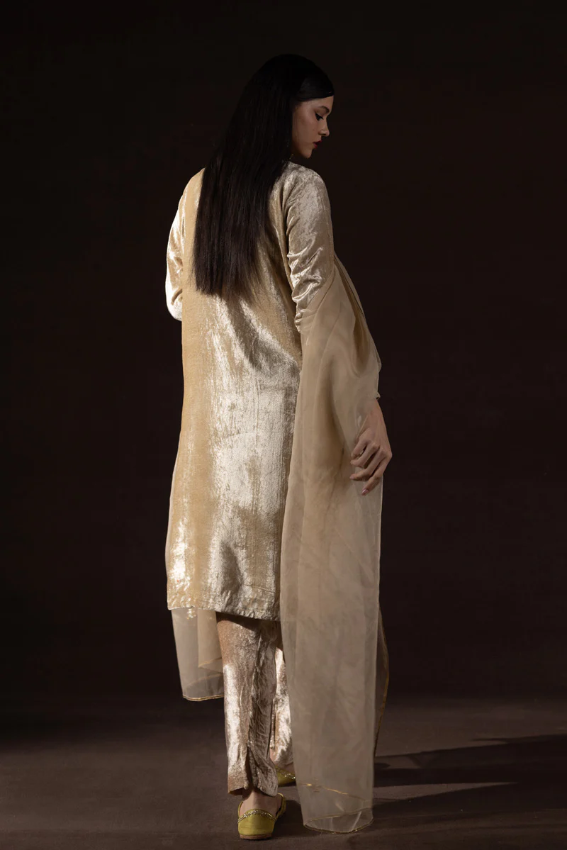 Resham-e-Khaas Velvet 3-Piece Set - Image 13