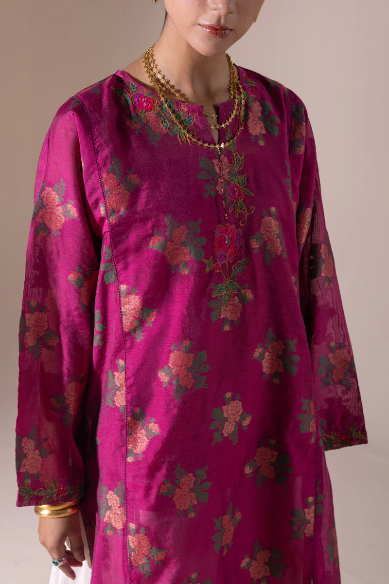 Golden Rose Jacquard Shirt - Image 2