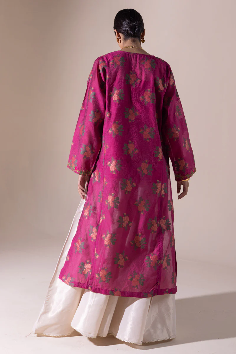 Golden Rose Jacquard Shirt - Image 6