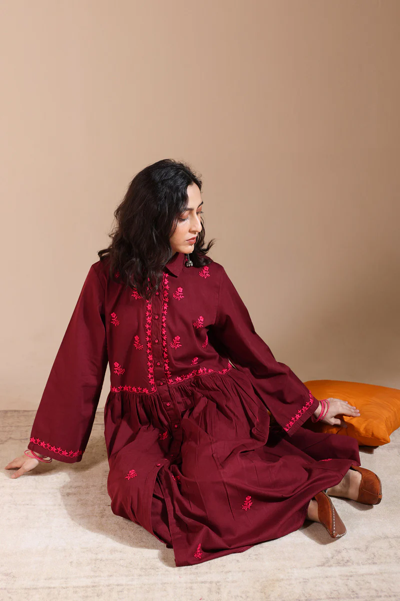 Hand-Embroidered N K R Set - Image 8