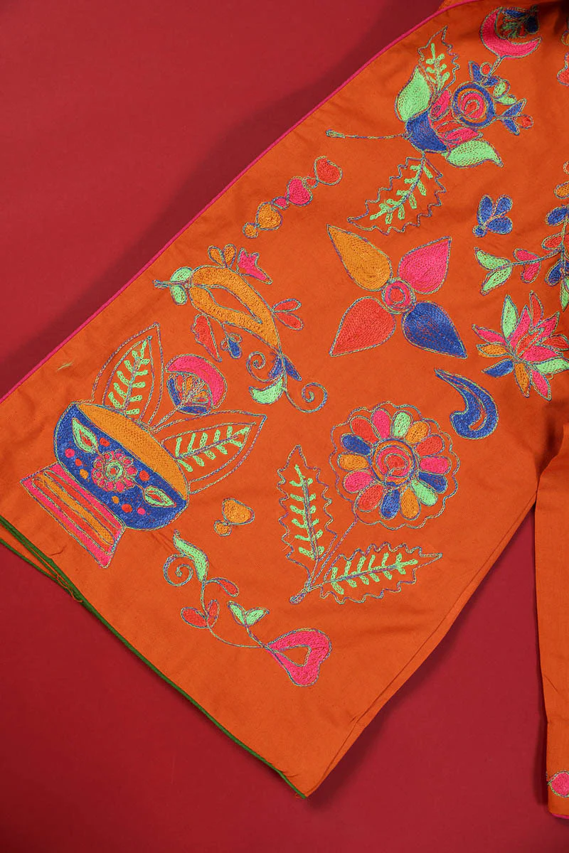 Embroidered Laari Adda Jacket - Image 8